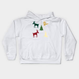 xmas pattern Kids Hoodie